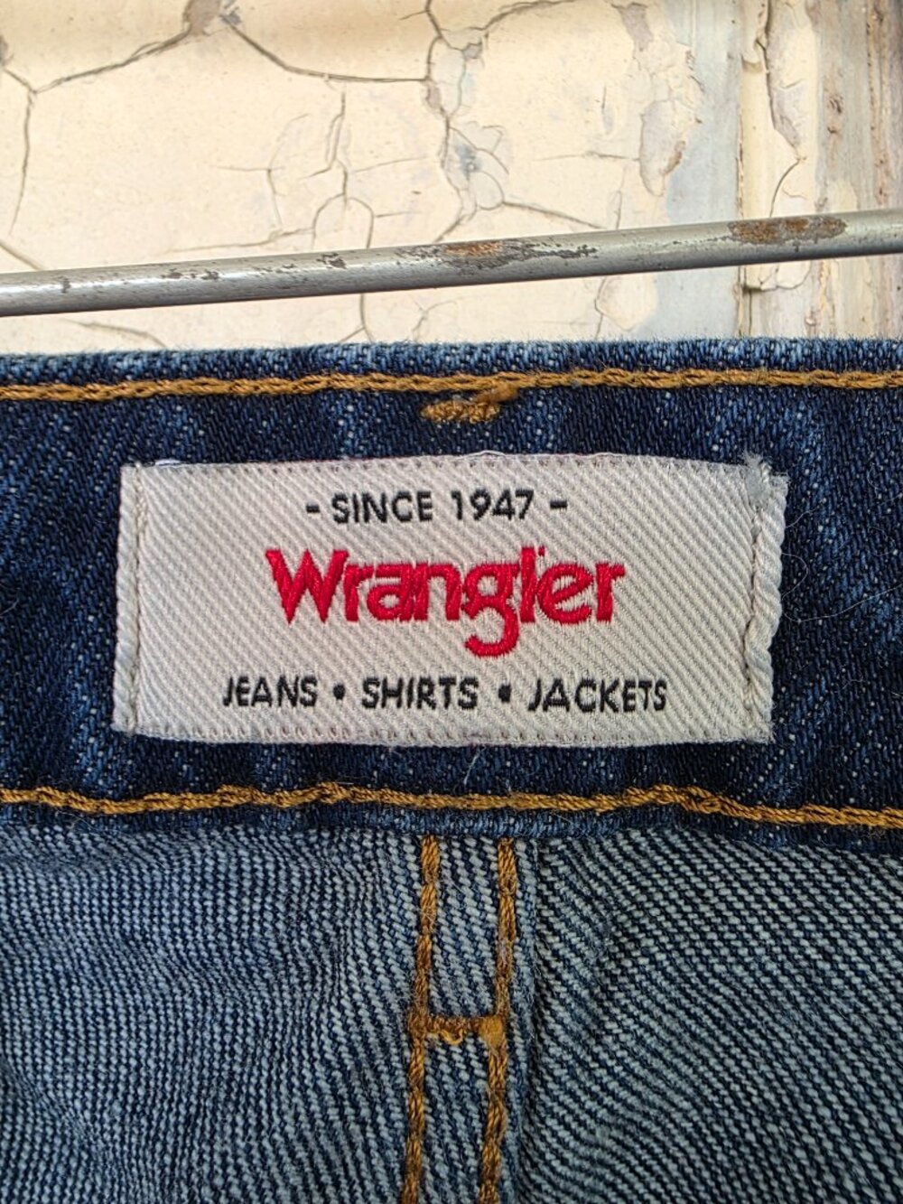 Wrangler Womens High Rise Fierce Flare 28x32 Jeans Retro Embroidered Pockets - Picture 8 of 12